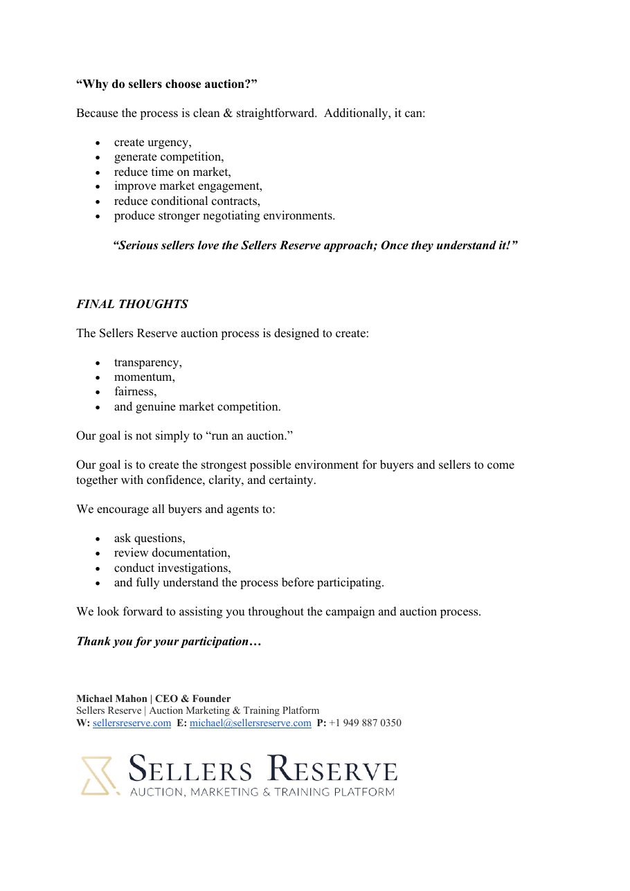 Auction Guide for Buyers & Agents — page 6