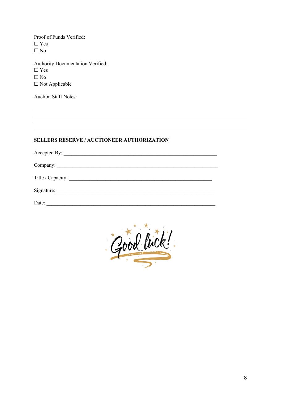 Bidder Registration Form — page 8