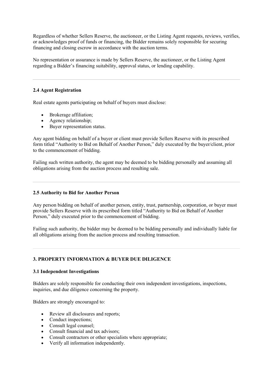 Terms of Public Auction 2026 — page 4